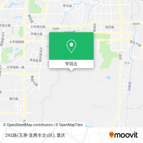 292路(玉屏-龙腾丰文c区)地图