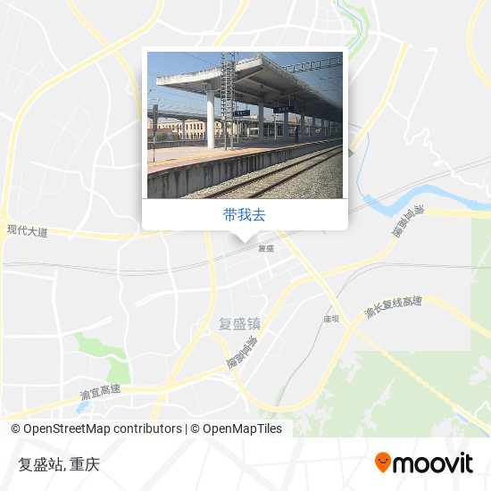 复盛站地图