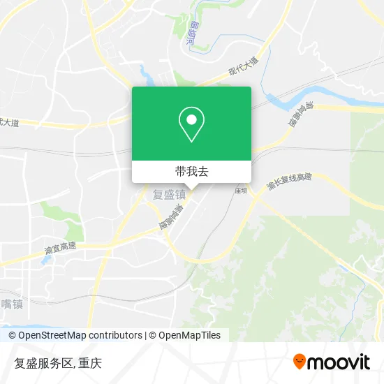 复盛服务区地图
