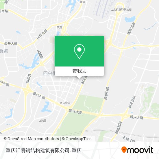 重庆汇凯钢结构建筑有限公司地图