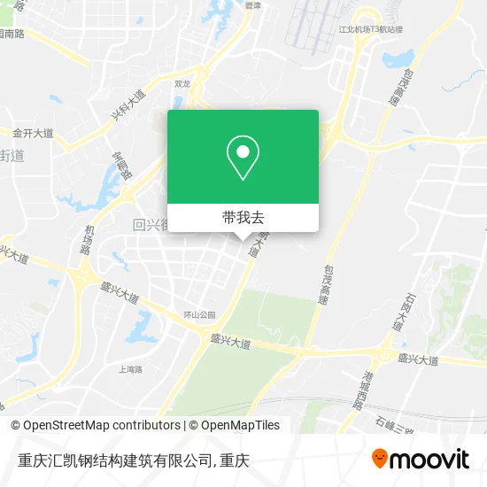 重庆汇凯钢结构建筑有限公司地图