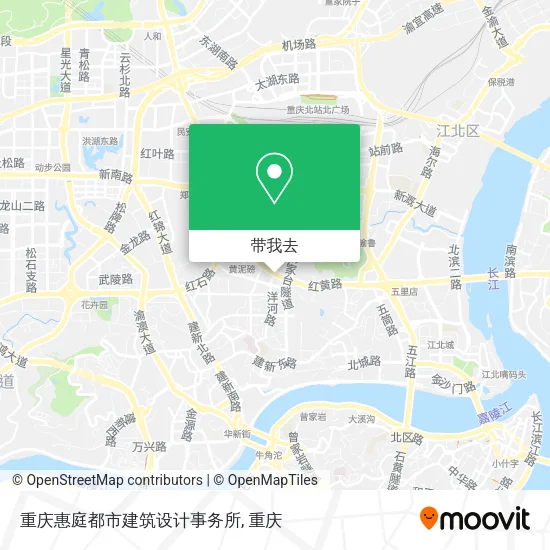 重庆惠庭都市建筑设计事务所地图