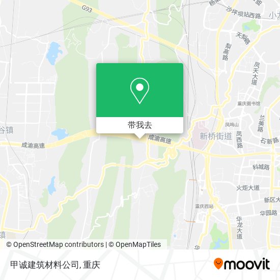 甲诚建筑材料公司地图