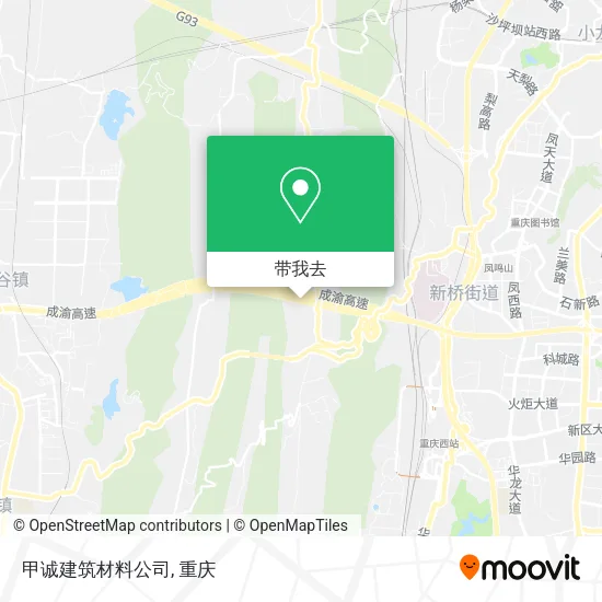 甲诚建筑材料公司地图