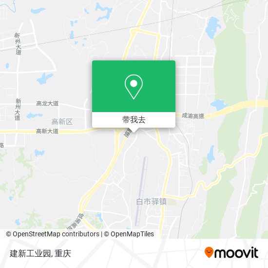 建新工业园地图