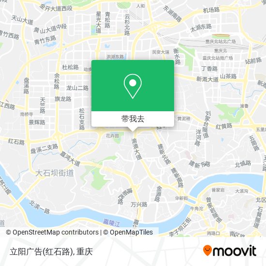 立阳广告(红石路)地图