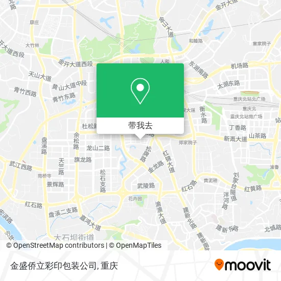 金盛侨立彩印包装公司地图