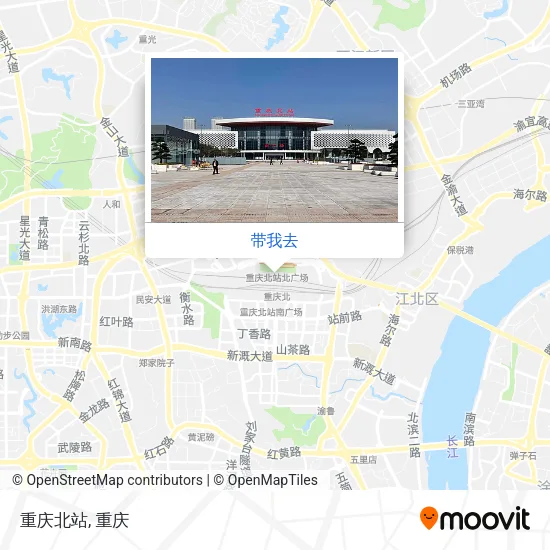 重庆北站地图