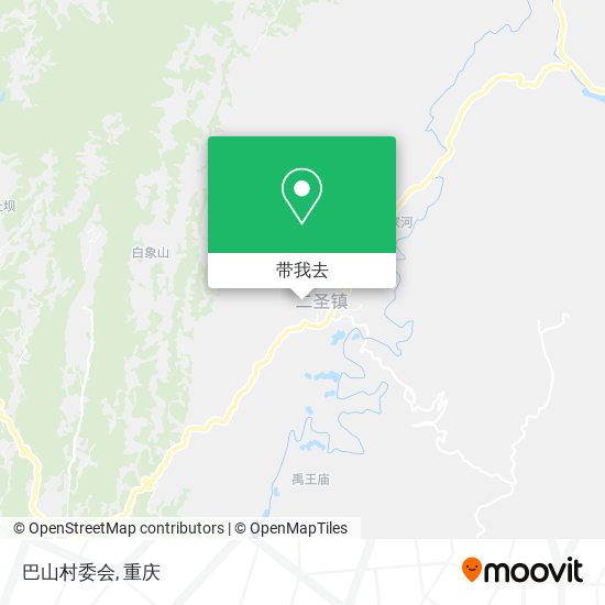 巴山村委会地图