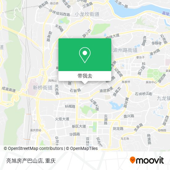 亮旭房产巴山店地图