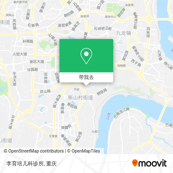 李育培儿科诊所地图