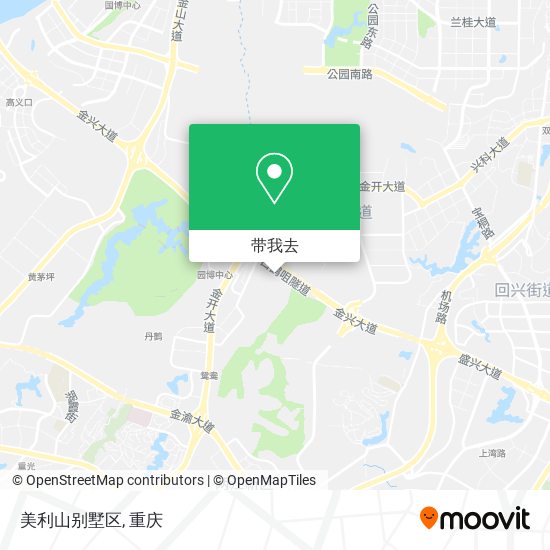 美利山别墅区地图