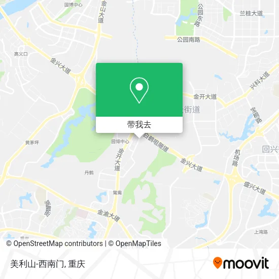 美利山-西南门地图