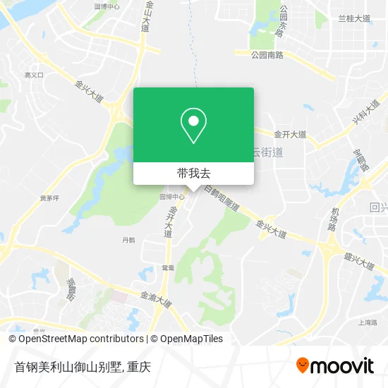 首钢美利山御山别墅地图