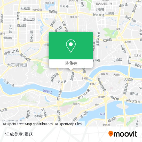 江成美发地图