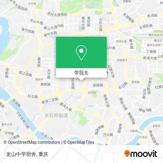 龙山中学宿舍地图
