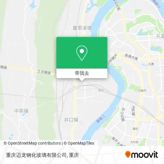 重庆迈龙钢化玻璃有限公司地图