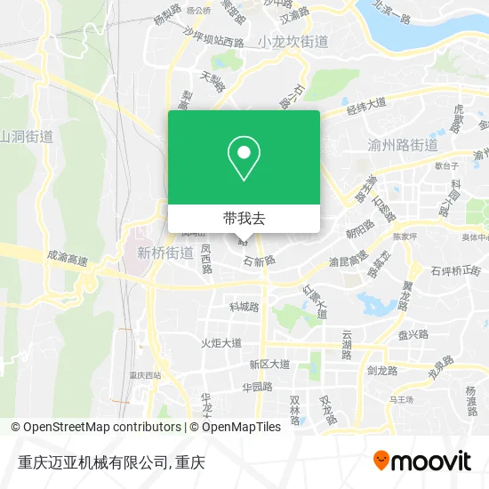 重庆迈亚机械有限公司地图