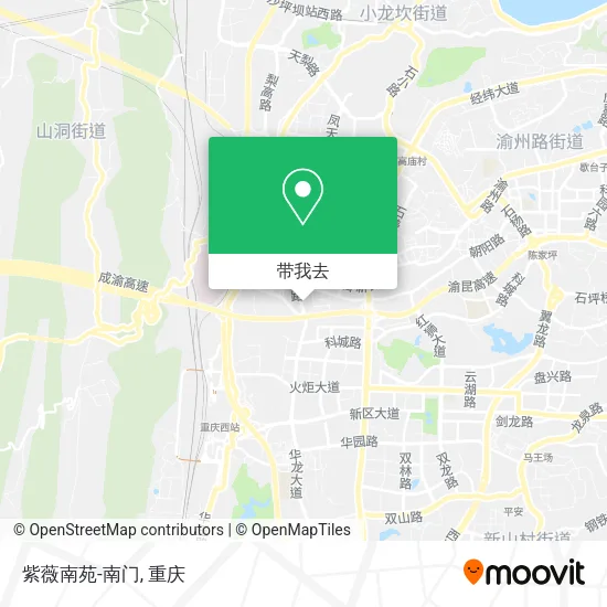 紫薇南苑-南门地图
