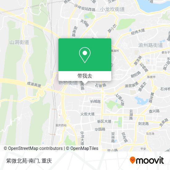 紫微北苑-南门地图