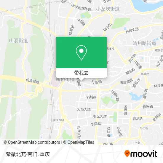紫微北苑-南门地图