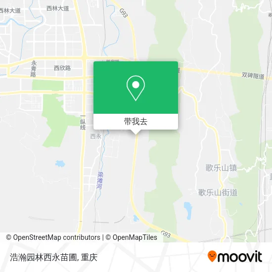 浩瀚园林西永苗圃地图