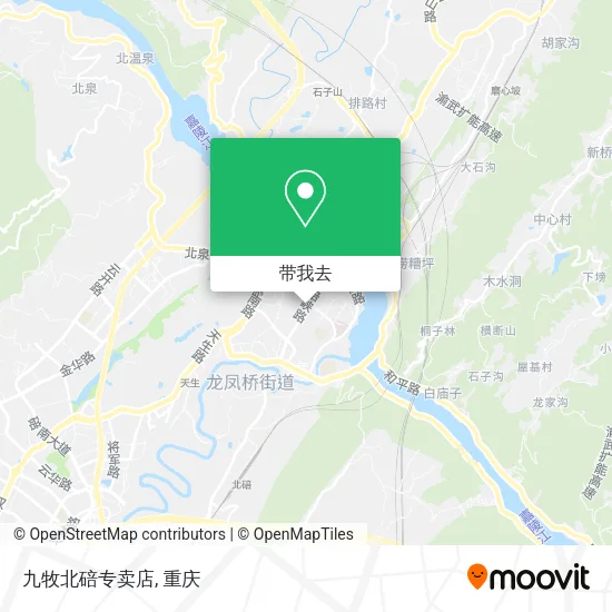 九牧北碚专卖店地图