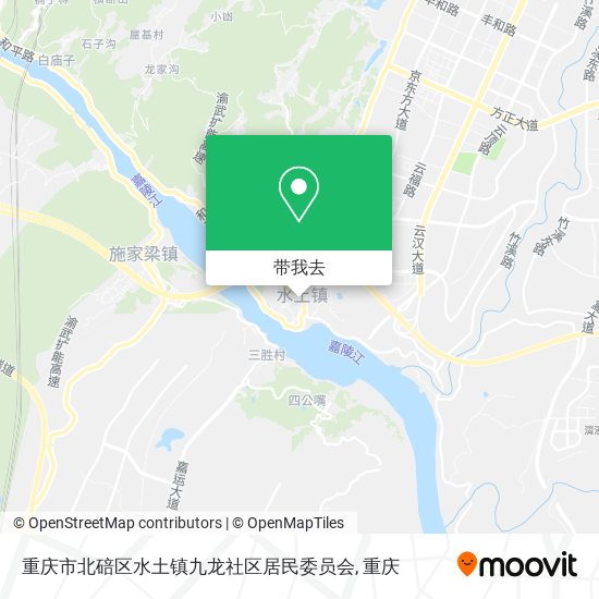 重庆市北碚区水土镇九龙社区居民委员会地图