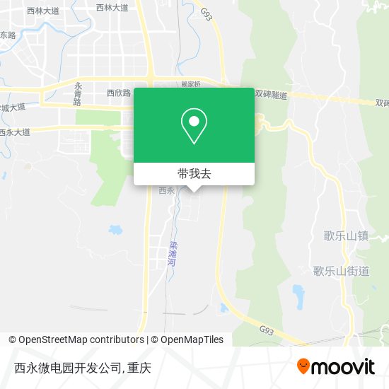 西永微电园开发公司地图