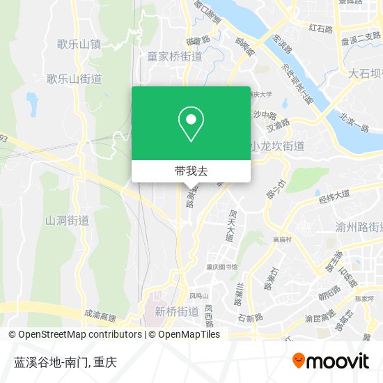 蓝溪谷地-南门地图