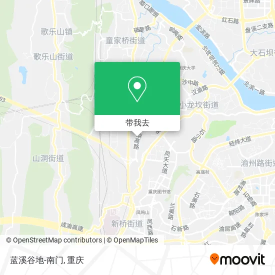 蓝溪谷地-南门地图