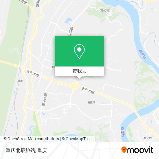重庆北辰旅馆地图