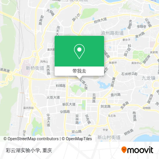 彩云湖实验小学地图
