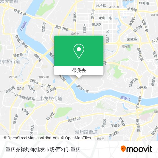 重庆齐祥灯饰批发市场-西2门地图