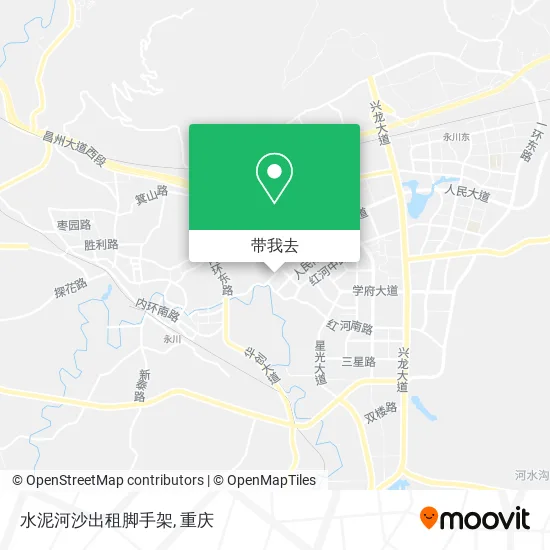 水泥河沙出租脚手架地图