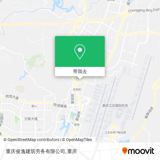 重庆俊逸建筑劳务有限公司地图