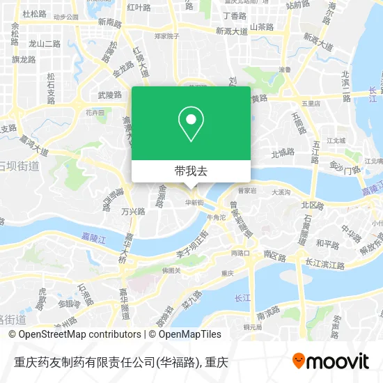重庆药友制药有限责任公司(华福路)地图