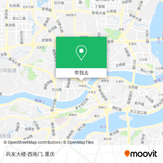 药友大楼-西南门地图