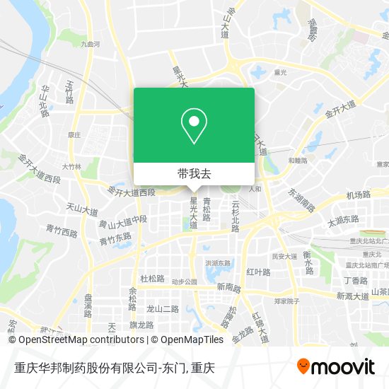重庆华邦制药股份有限公司-东门地图