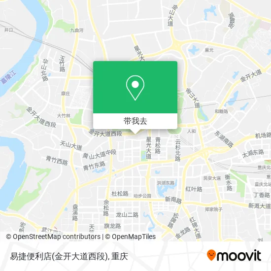 易捷便利店(金开大道西段)地图