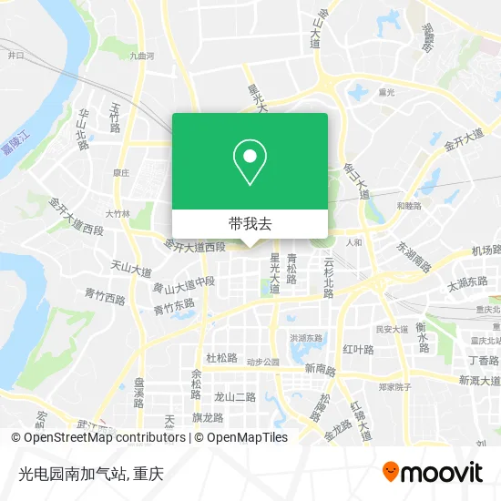 光电园南加气站地图