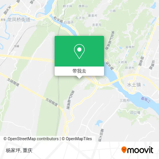 杨家坪地图