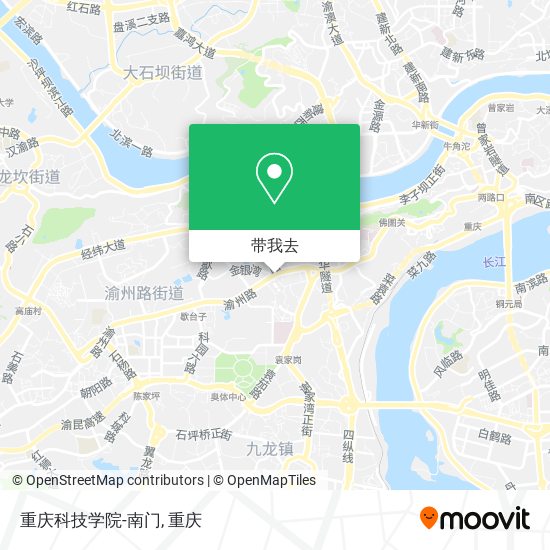 重庆科技学院-南门地图