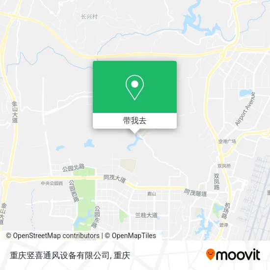 重庆竖喜通风设备有限公司地图