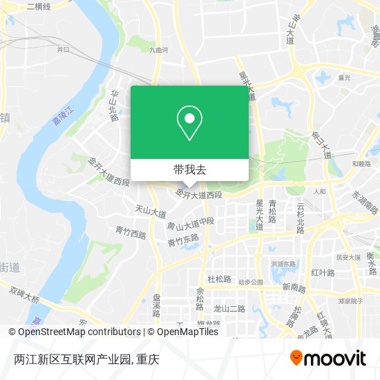 两江新区互联网产业园地图