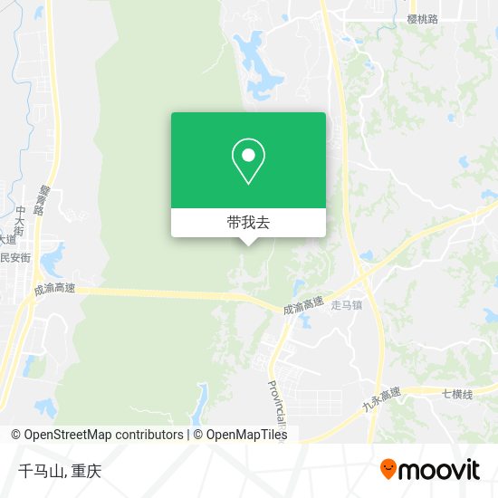 千马山地图