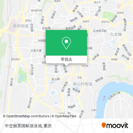 中交丽景国标游泳池地图