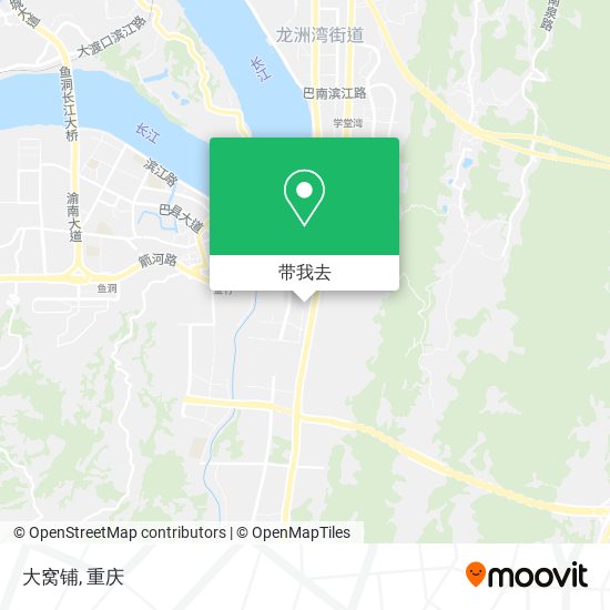 大窝铺地图