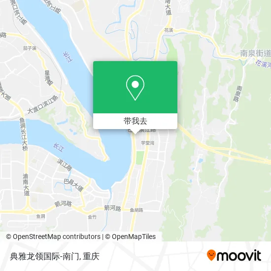 典雅龙领国际-南门地图