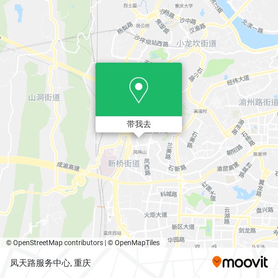 凤天路服务中心地图